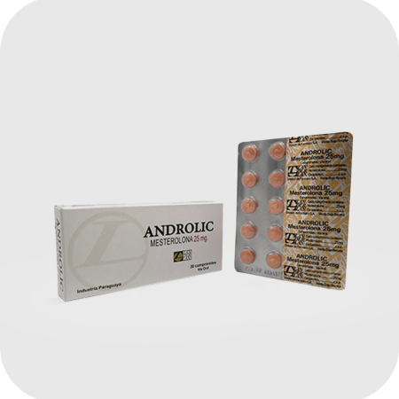 Androlic 25 mg - Oximetolona: Volumen Extremo + Fuerza