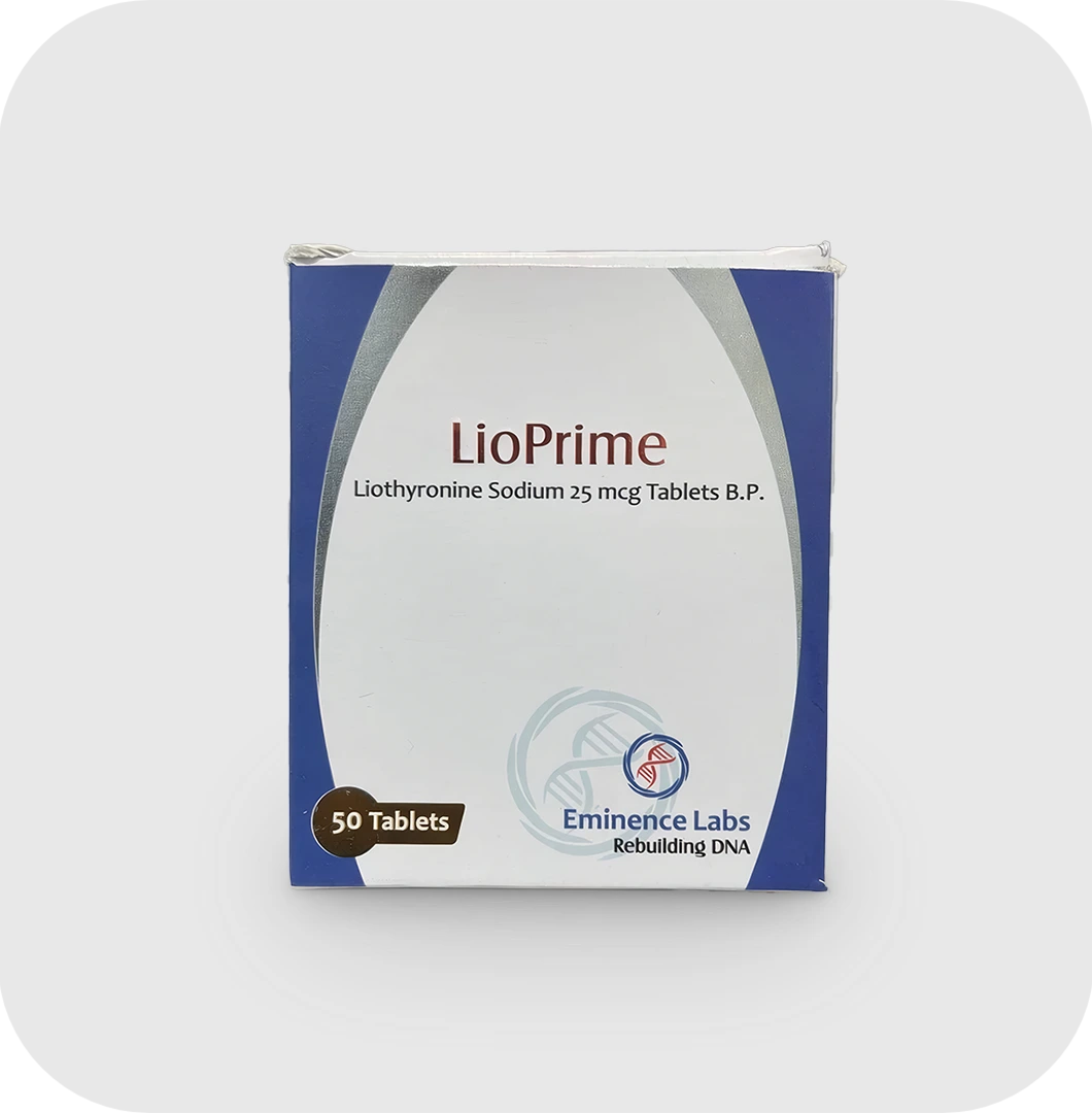 LioPrime 25 mcg Liothyronine Sodium Eminence Labs 50 tabletas