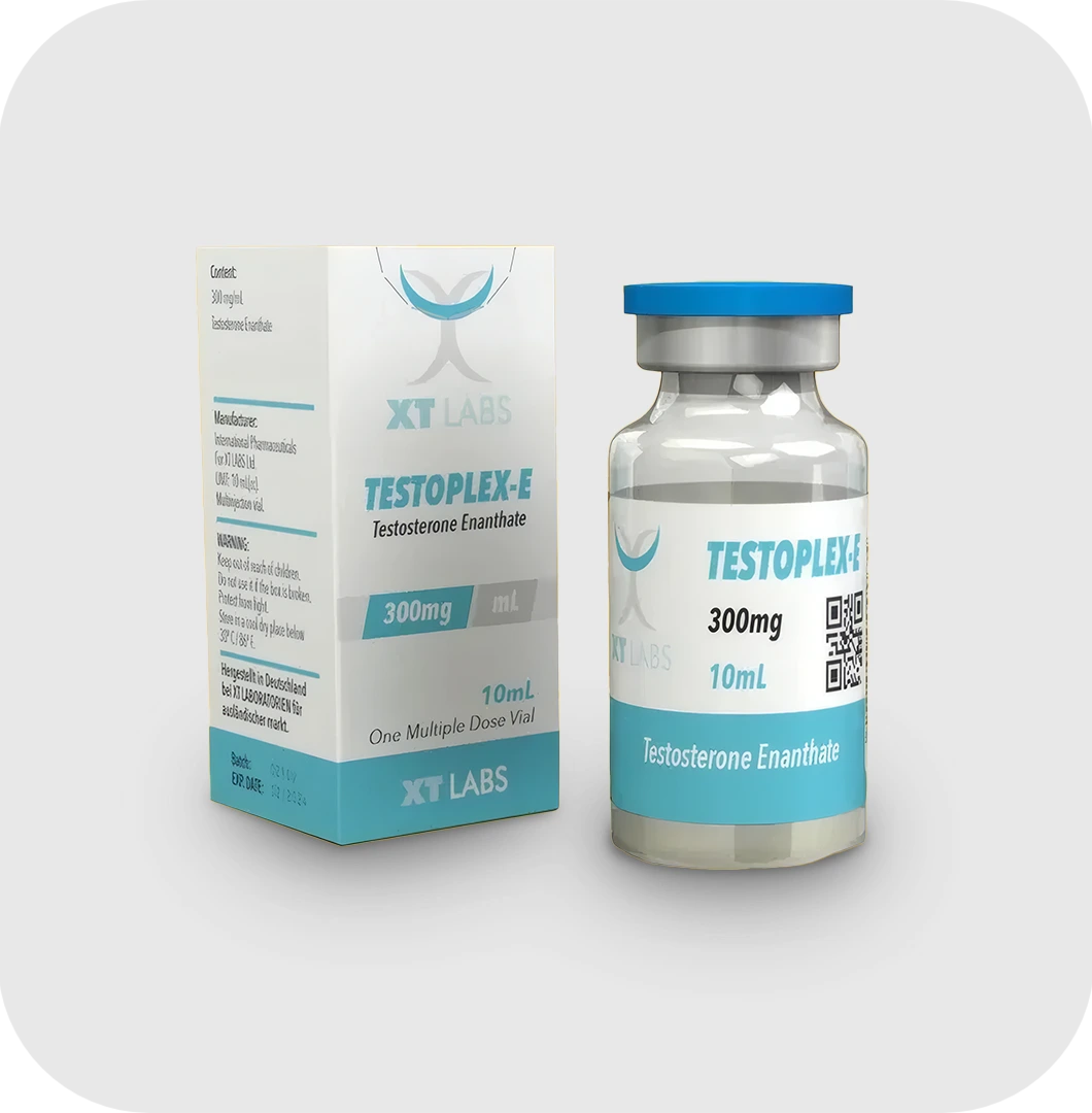 Testoplex-E 300 mg: Volumen + Fuerza Elite